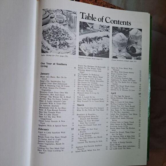 Southern Living 1982 Annual Recipes cookbook vintage book recipes 355 pages - Picture 6 of 7